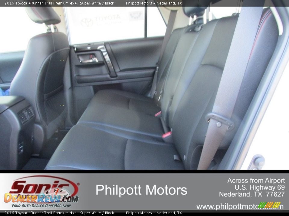 2016 Toyota 4Runner Trail Premium 4x4 Super White / Black Photo #16