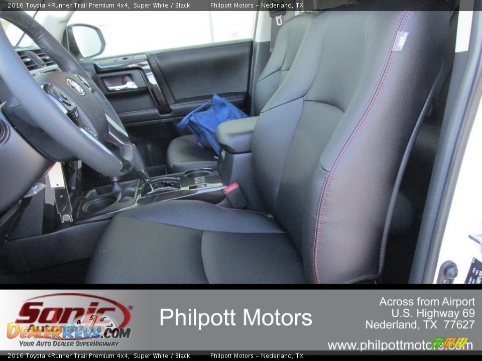 2016 Toyota 4Runner Trail Premium 4x4 Super White / Black Photo #19