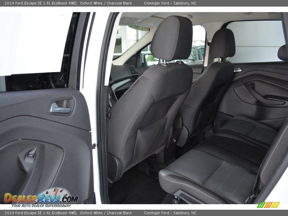 2014 Ford Escape SE 1.6L EcoBoost 4WD Oxford White / Charcoal Black Photo #11