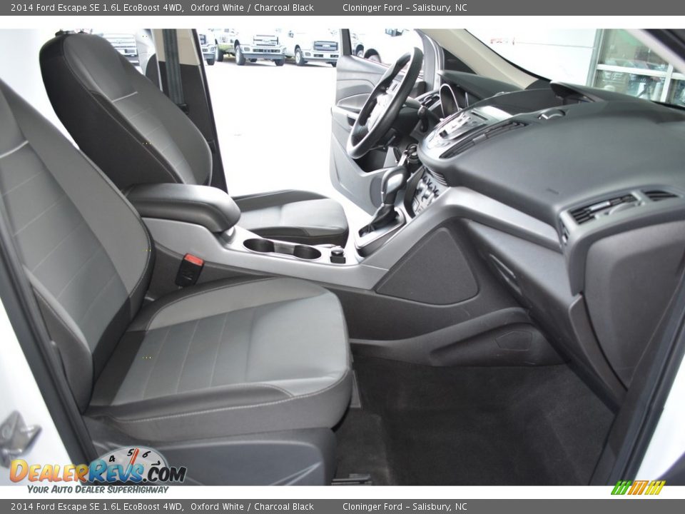 2014 Ford Escape SE 1.6L EcoBoost 4WD Oxford White / Charcoal Black Photo #15