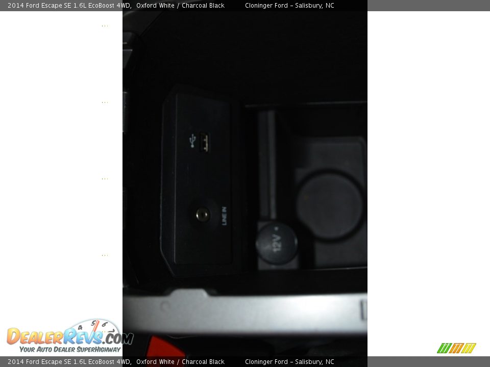 2014 Ford Escape SE 1.6L EcoBoost 4WD Oxford White / Charcoal Black Photo #18