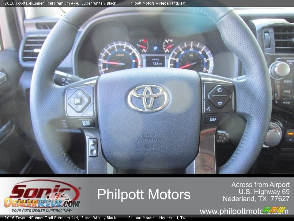 2016 Toyota 4Runner Trail Premium 4x4 Super White / Black Photo #28