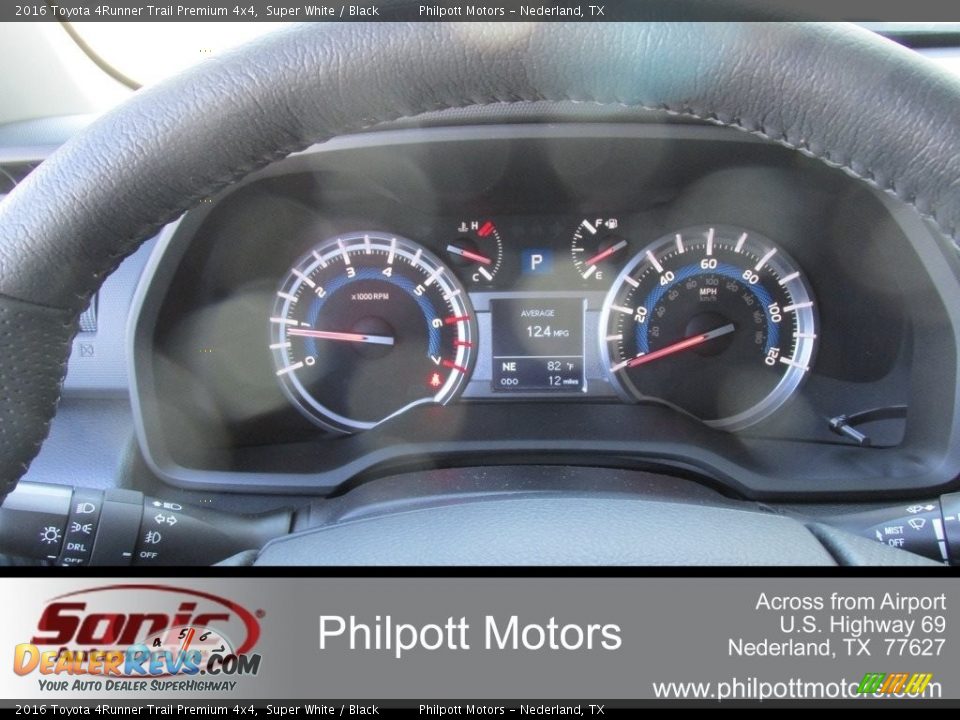 2016 Toyota 4Runner Trail Premium 4x4 Super White / Black Photo #29