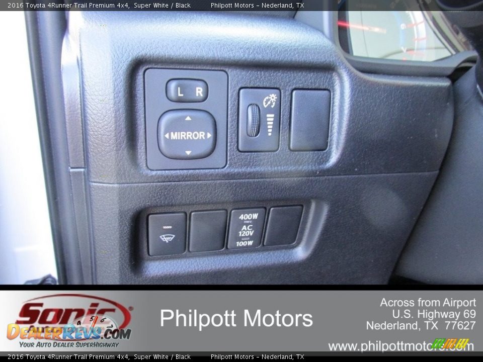 2016 Toyota 4Runner Trail Premium 4x4 Super White / Black Photo #30