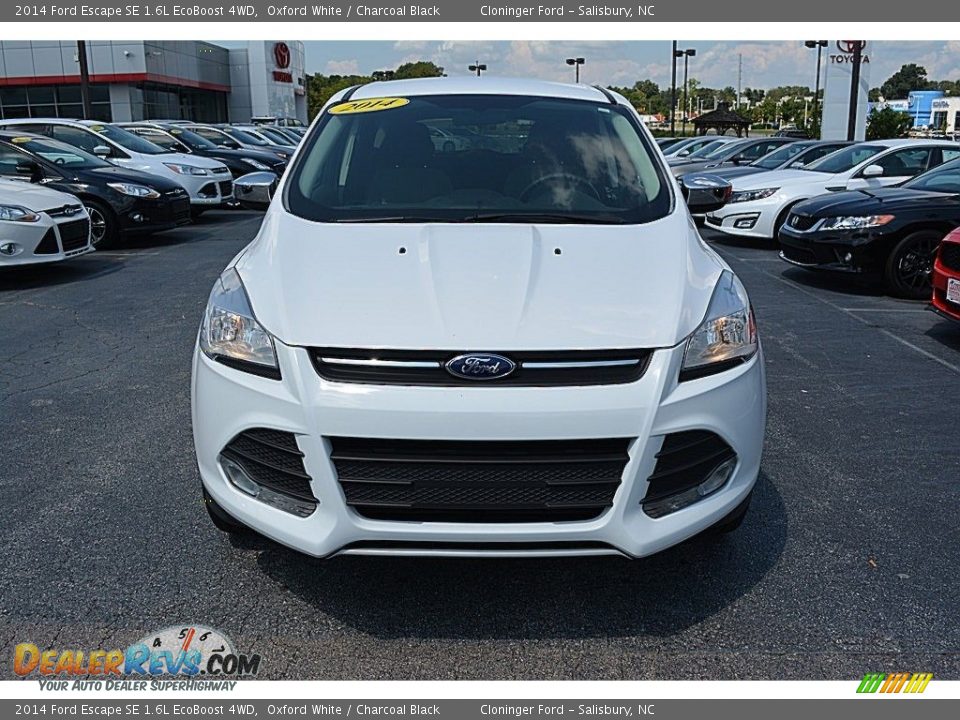 2014 Ford Escape SE 1.6L EcoBoost 4WD Oxford White / Charcoal Black Photo #26
