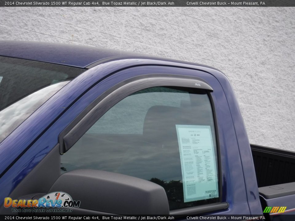 2014 Chevrolet Silverado 1500 WT Regular Cab 4x4 Blue Topaz Metallic / Jet Black/Dark Ash Photo #5