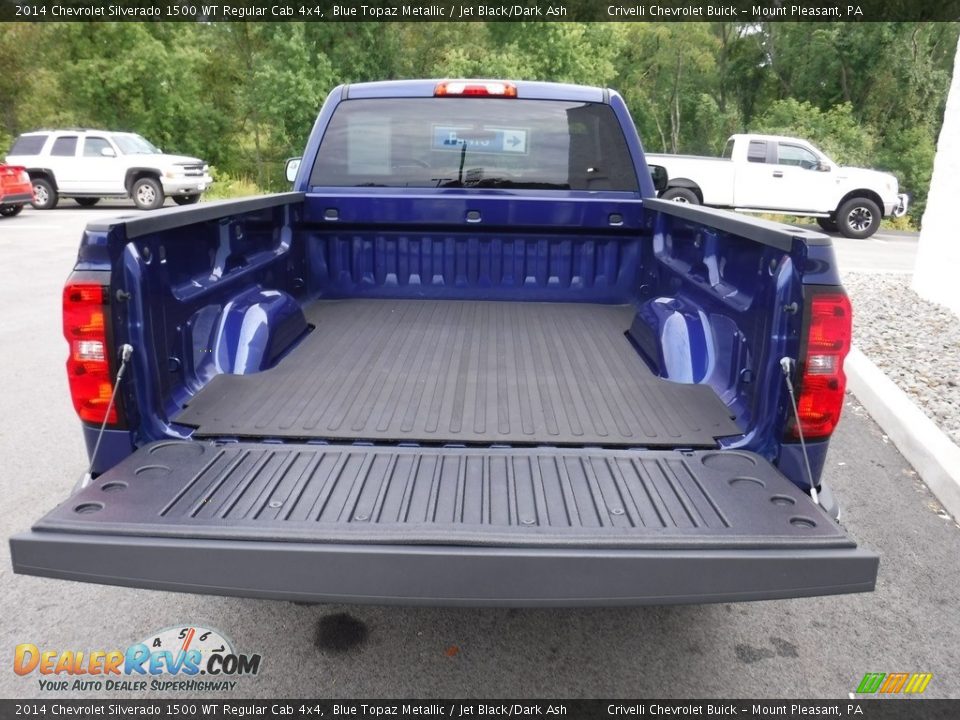 2014 Chevrolet Silverado 1500 WT Regular Cab 4x4 Blue Topaz Metallic / Jet Black/Dark Ash Photo #13