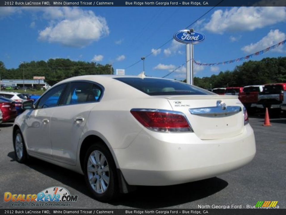 2012 Buick LaCrosse FWD White Diamond Tricoat / Cashmere Photo #3