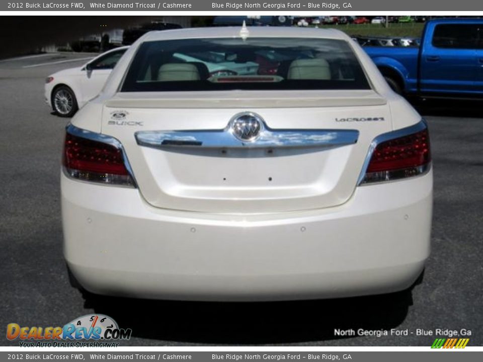 2012 Buick LaCrosse FWD White Diamond Tricoat / Cashmere Photo #4