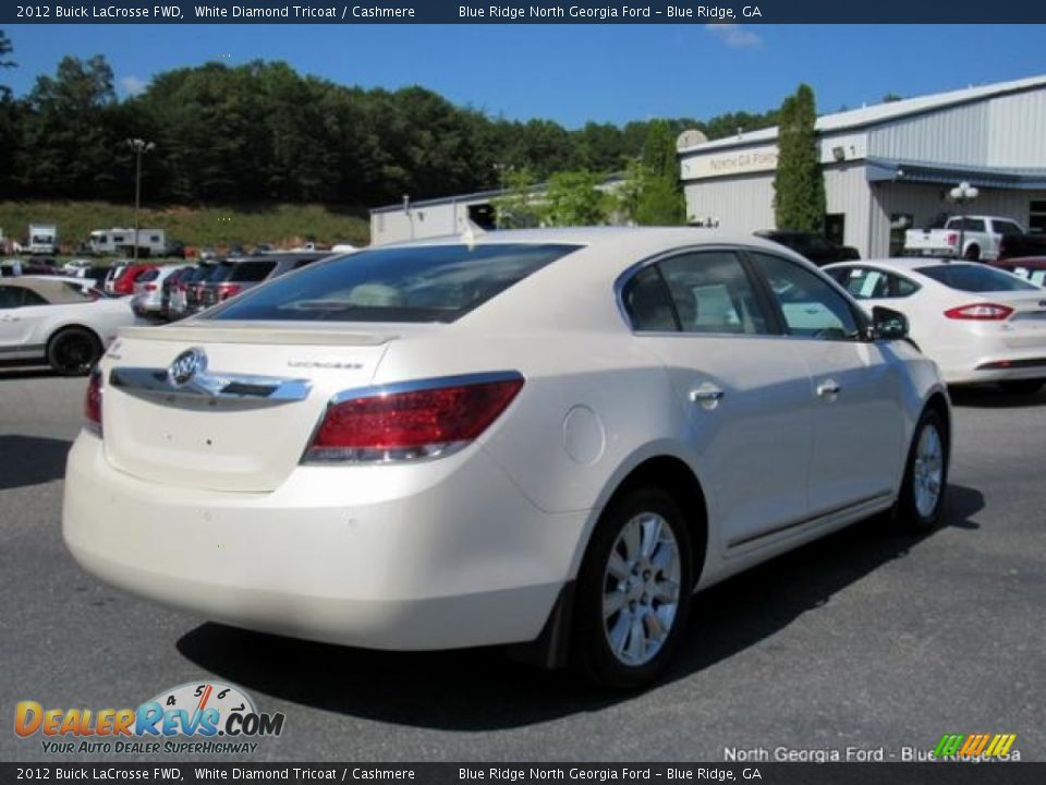 2012 Buick LaCrosse FWD White Diamond Tricoat / Cashmere Photo #5