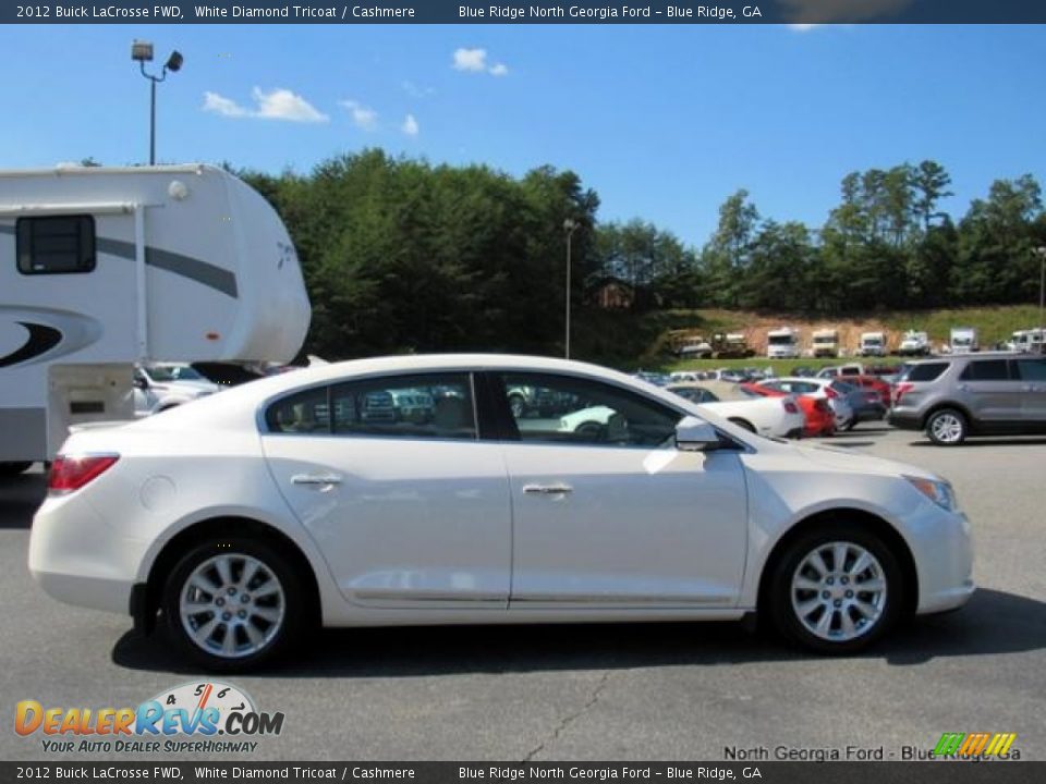 2012 Buick LaCrosse FWD White Diamond Tricoat / Cashmere Photo #6