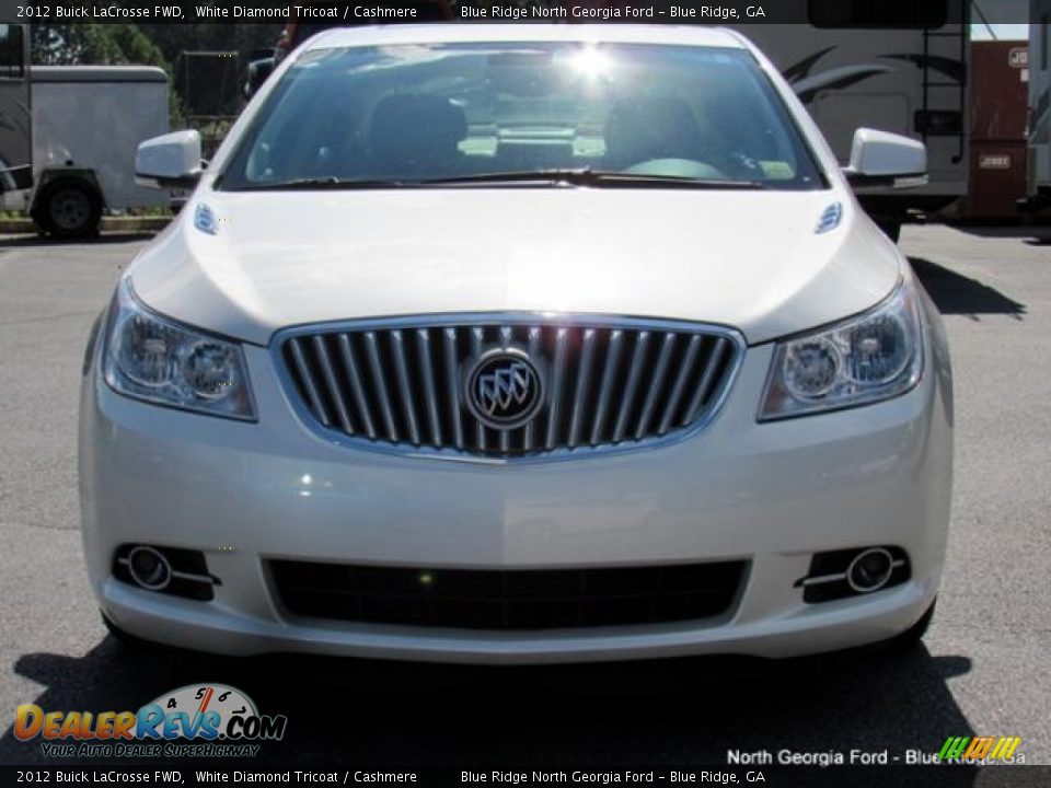 2012 Buick LaCrosse FWD White Diamond Tricoat / Cashmere Photo #8