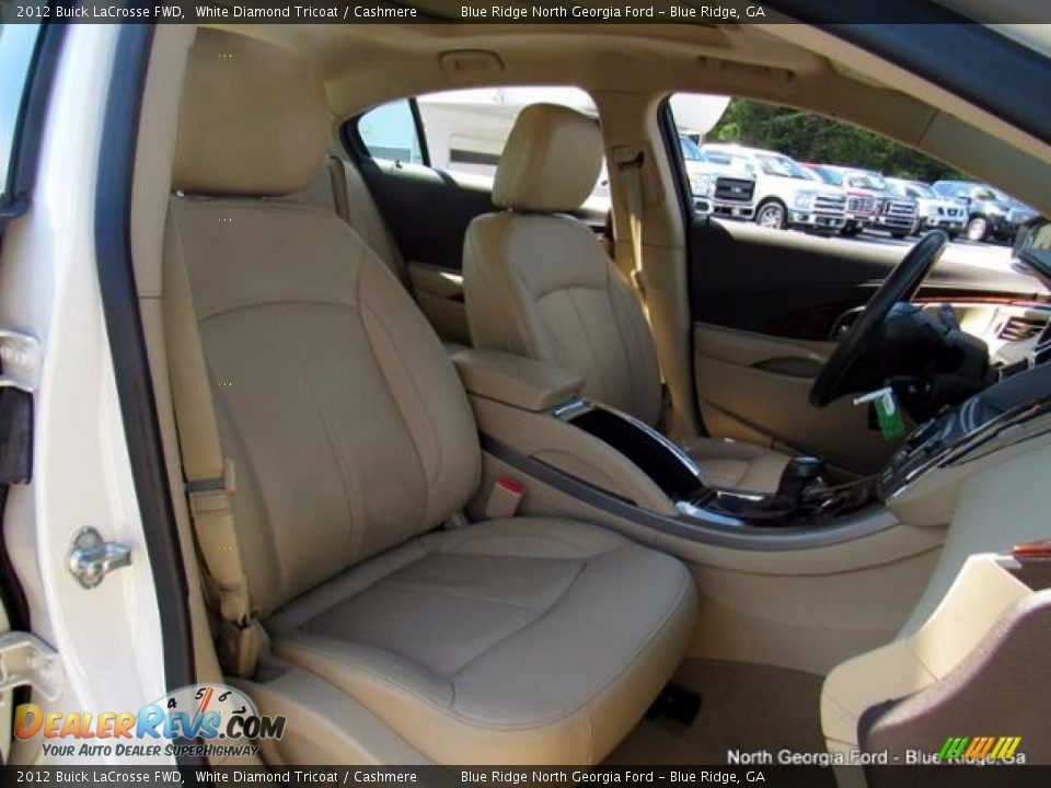 2012 Buick LaCrosse FWD White Diamond Tricoat / Cashmere Photo #13
