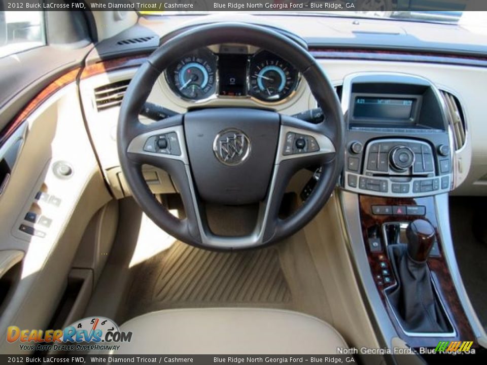 2012 Buick LaCrosse FWD White Diamond Tricoat / Cashmere Photo #16