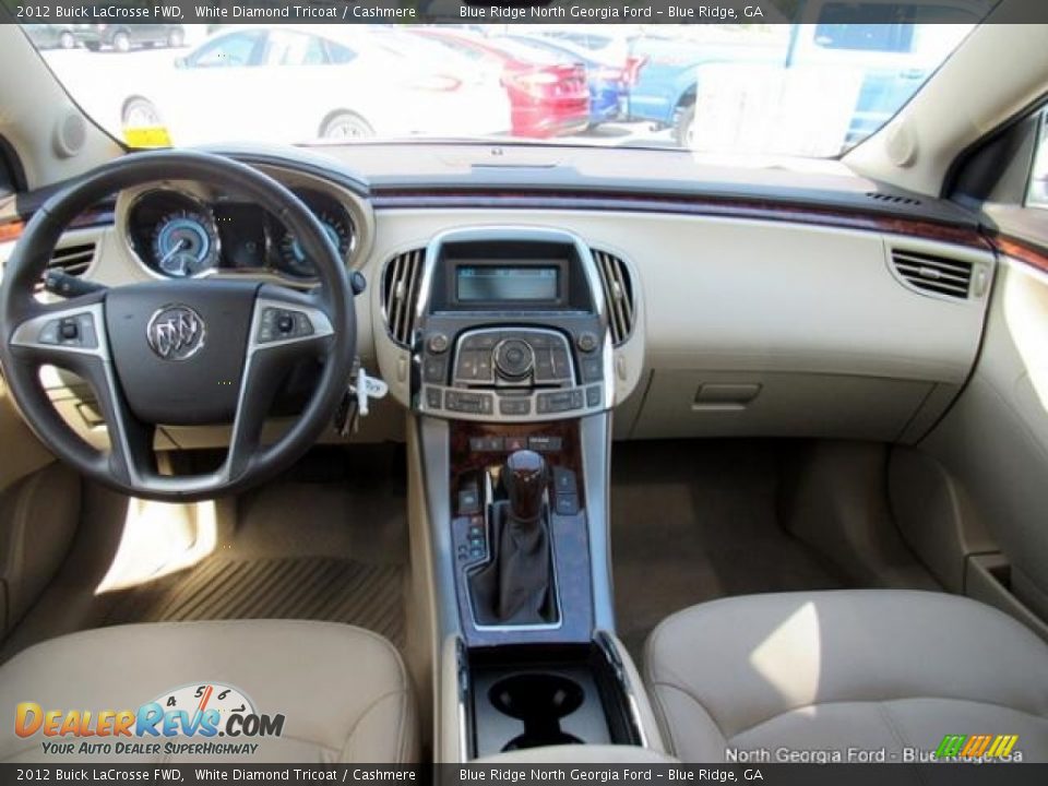 2012 Buick LaCrosse FWD White Diamond Tricoat / Cashmere Photo #17