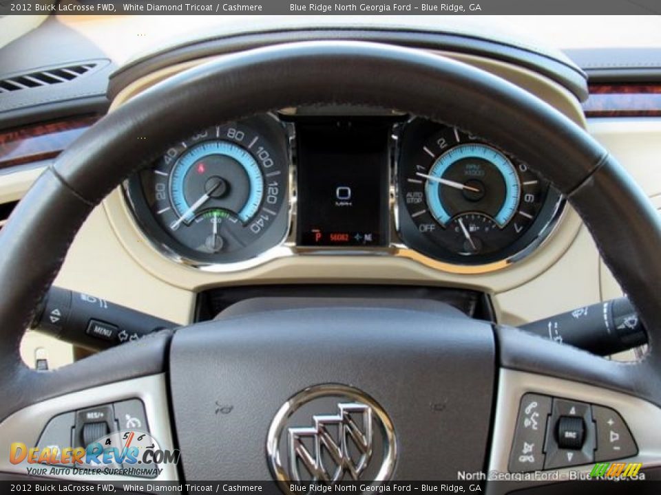 2012 Buick LaCrosse FWD White Diamond Tricoat / Cashmere Photo #19