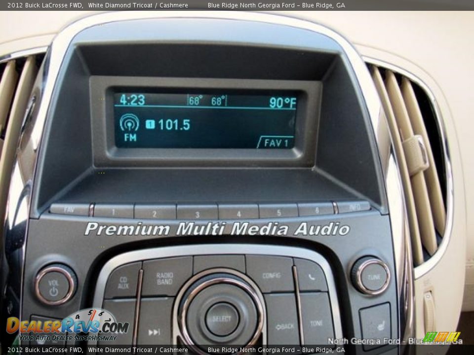 2012 Buick LaCrosse FWD White Diamond Tricoat / Cashmere Photo #21