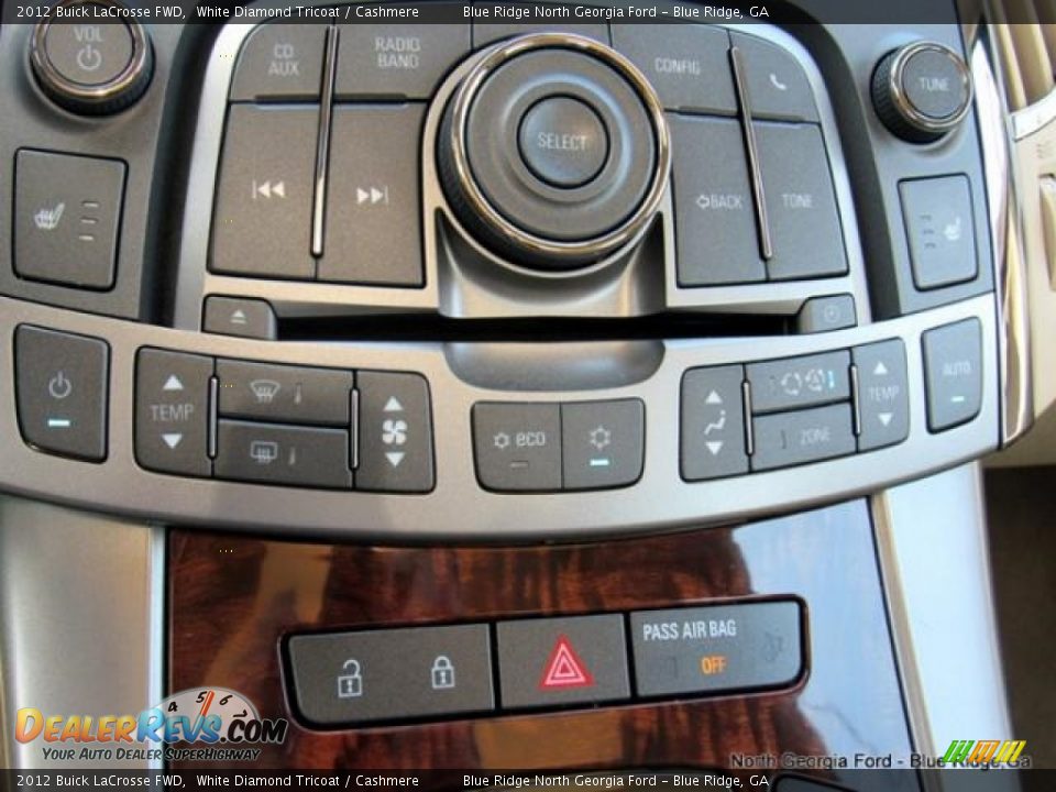 2012 Buick LaCrosse FWD White Diamond Tricoat / Cashmere Photo #22
