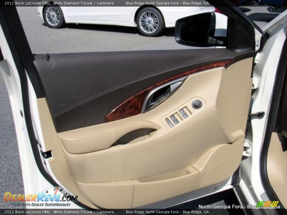 2012 Buick LaCrosse FWD White Diamond Tricoat / Cashmere Photo #27