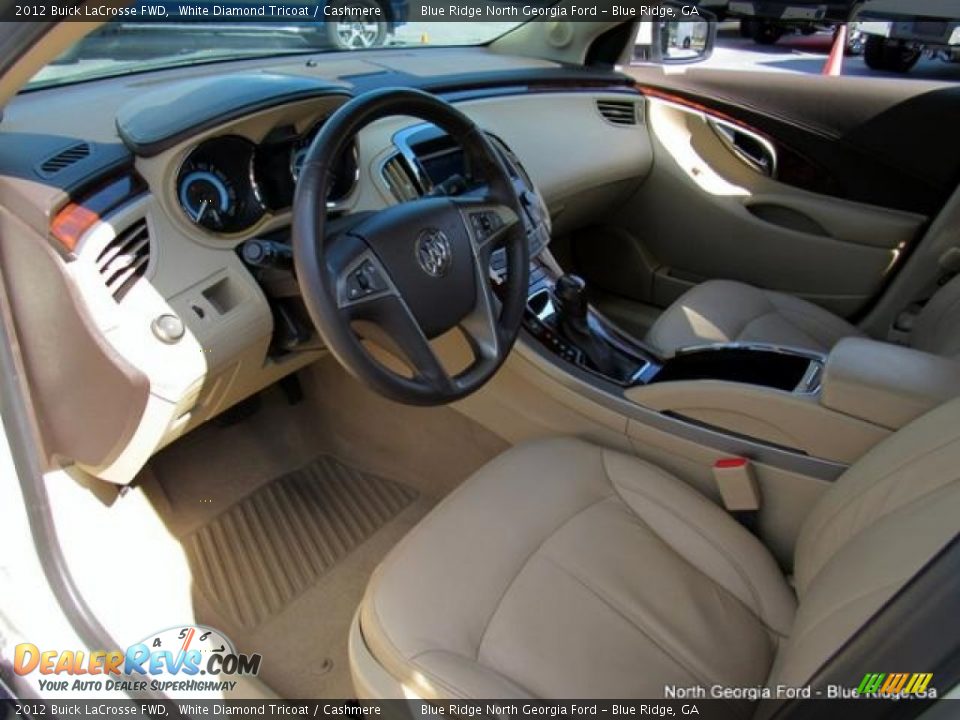 2012 Buick LaCrosse FWD White Diamond Tricoat / Cashmere Photo #28