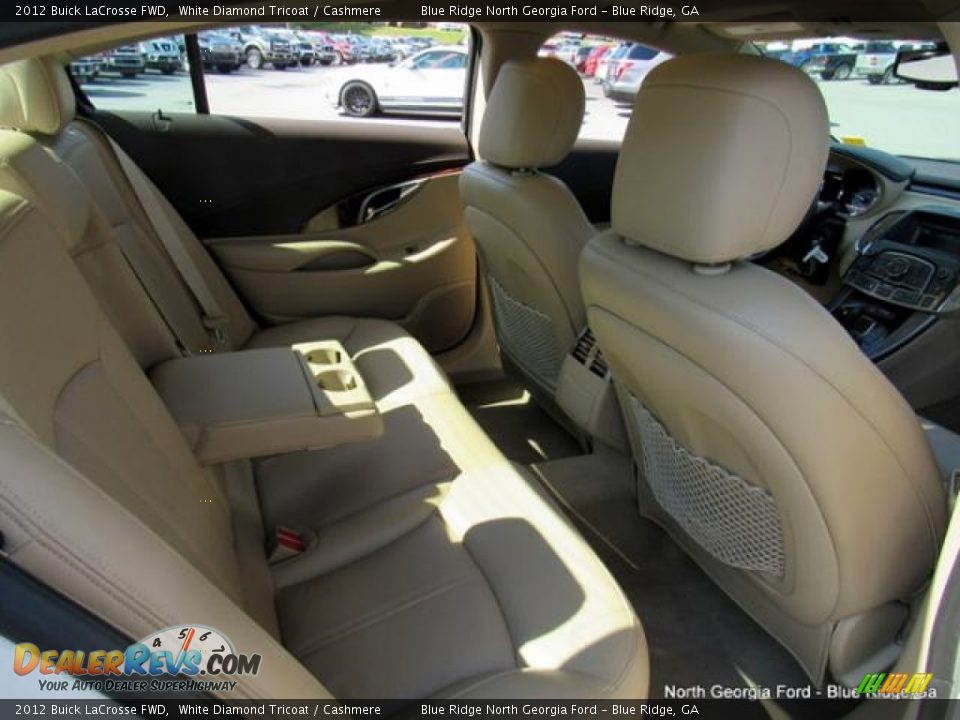 2012 Buick LaCrosse FWD White Diamond Tricoat / Cashmere Photo #31