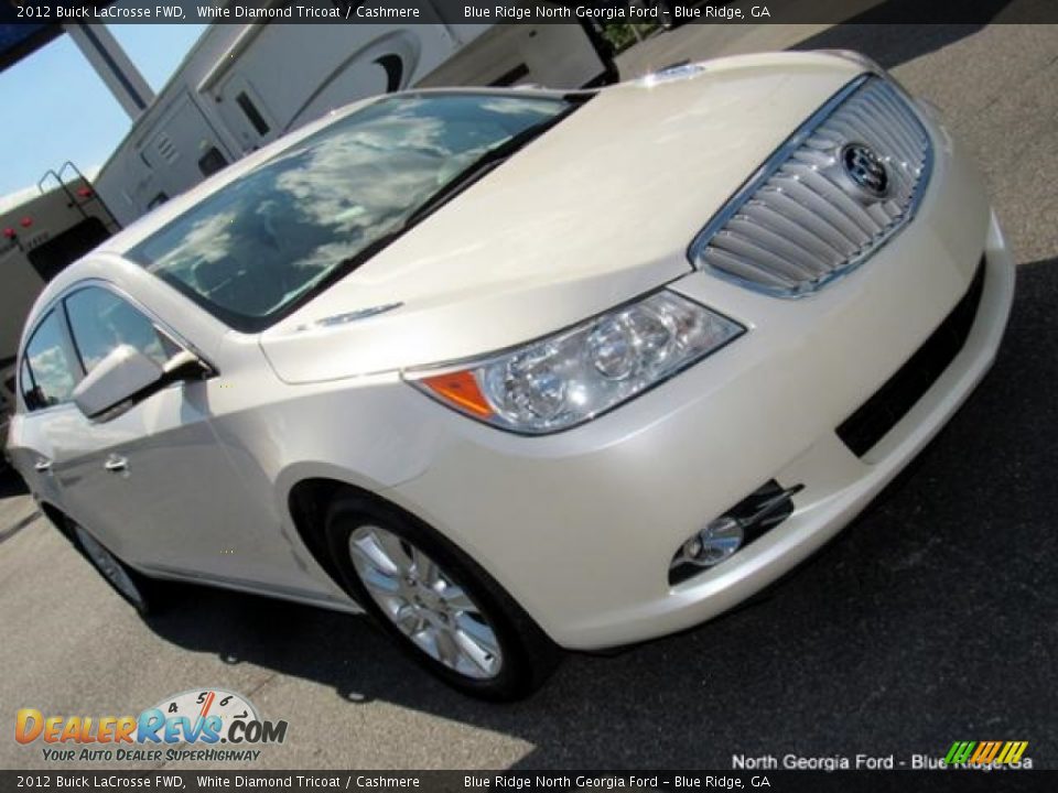 2012 Buick LaCrosse FWD White Diamond Tricoat / Cashmere Photo #33