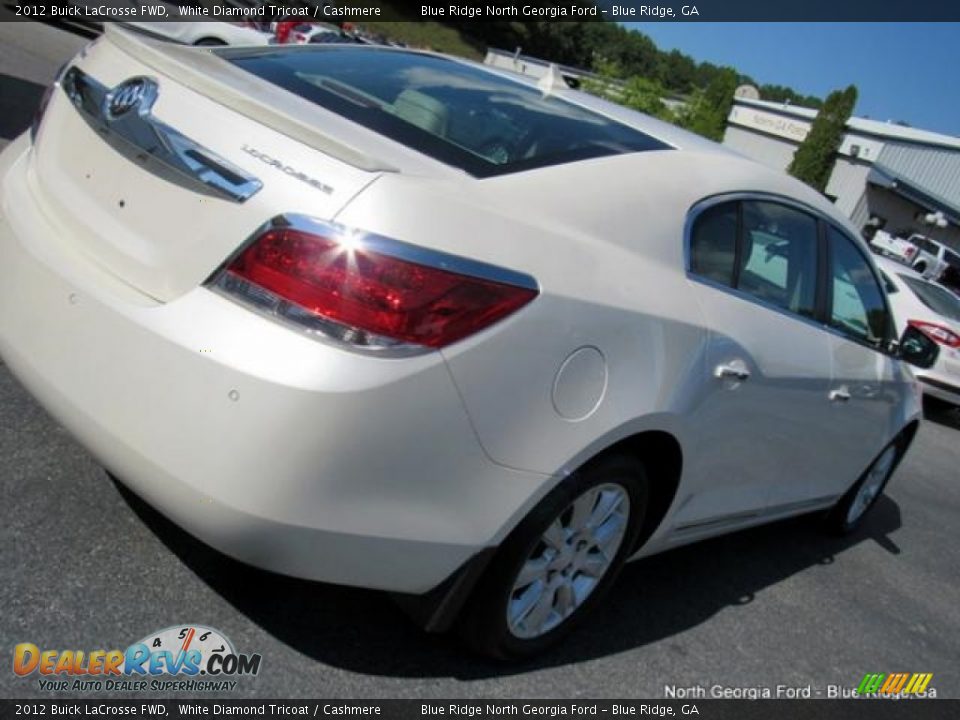 2012 Buick LaCrosse FWD White Diamond Tricoat / Cashmere Photo #34