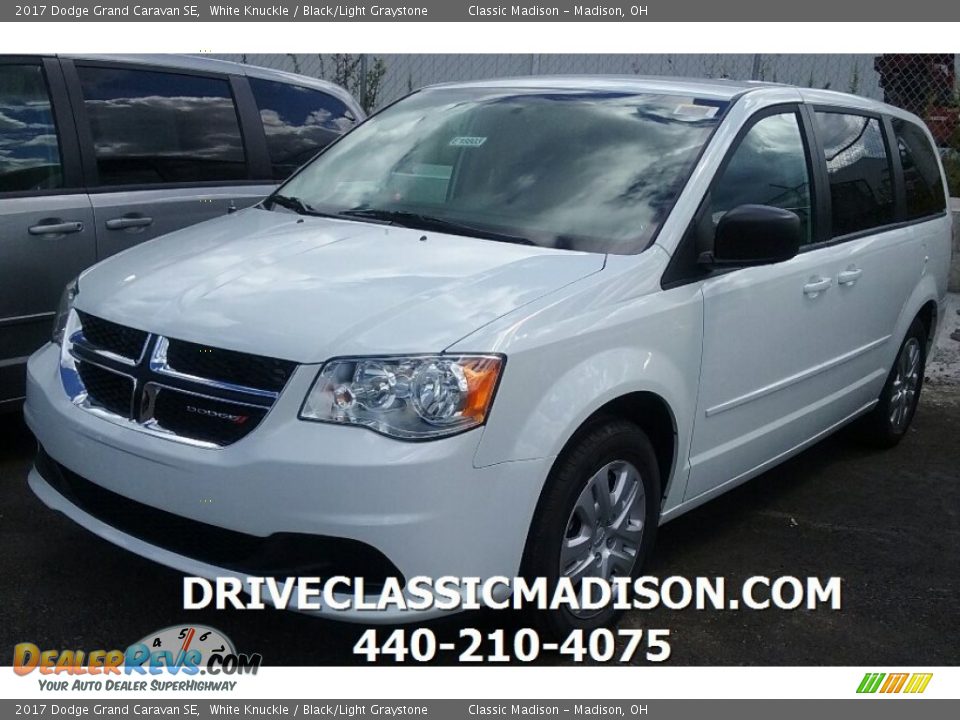 2017 Dodge Grand Caravan SE White Knuckle / Black/Light Graystone Photo #1