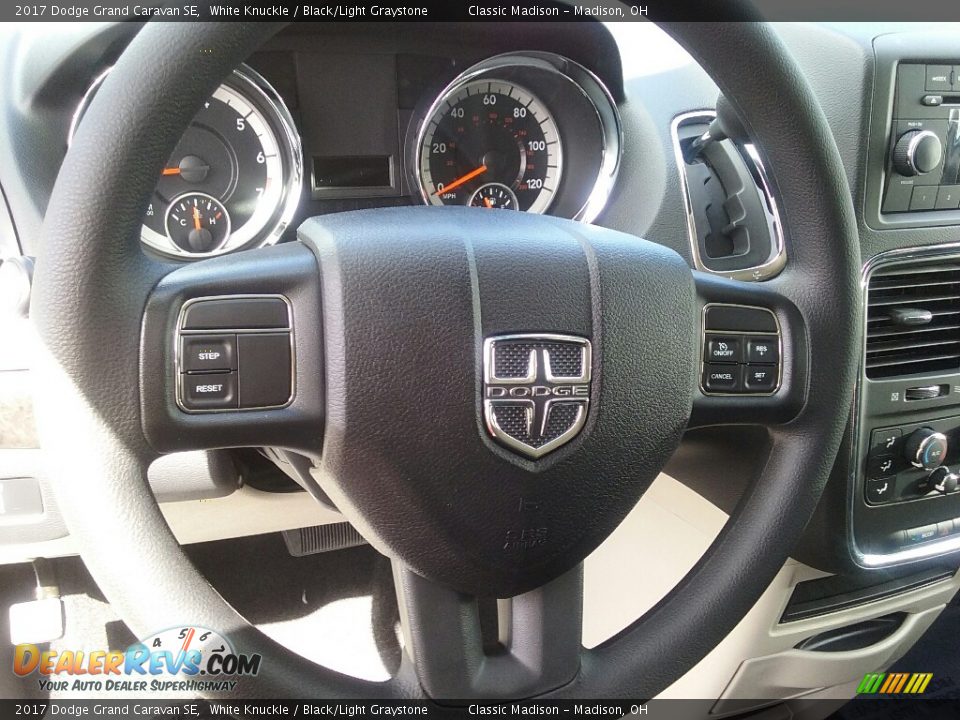 2017 Dodge Grand Caravan SE White Knuckle / Black/Light Graystone Photo #5