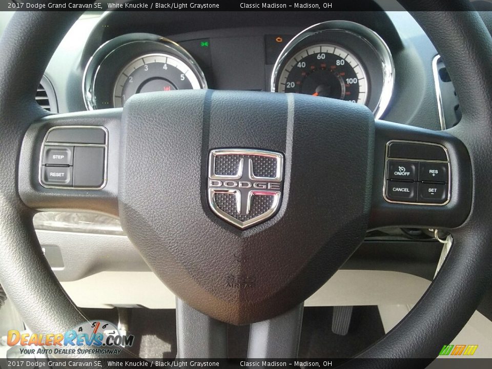 2017 Dodge Grand Caravan SE White Knuckle / Black/Light Graystone Photo #7