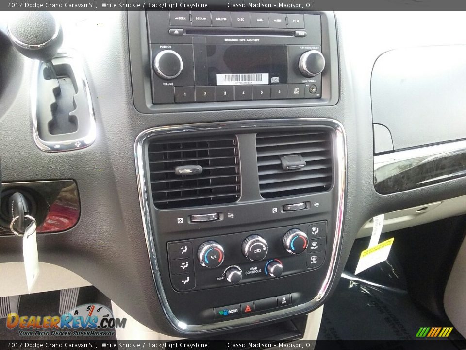 2017 Dodge Grand Caravan SE White Knuckle / Black/Light Graystone Photo #8