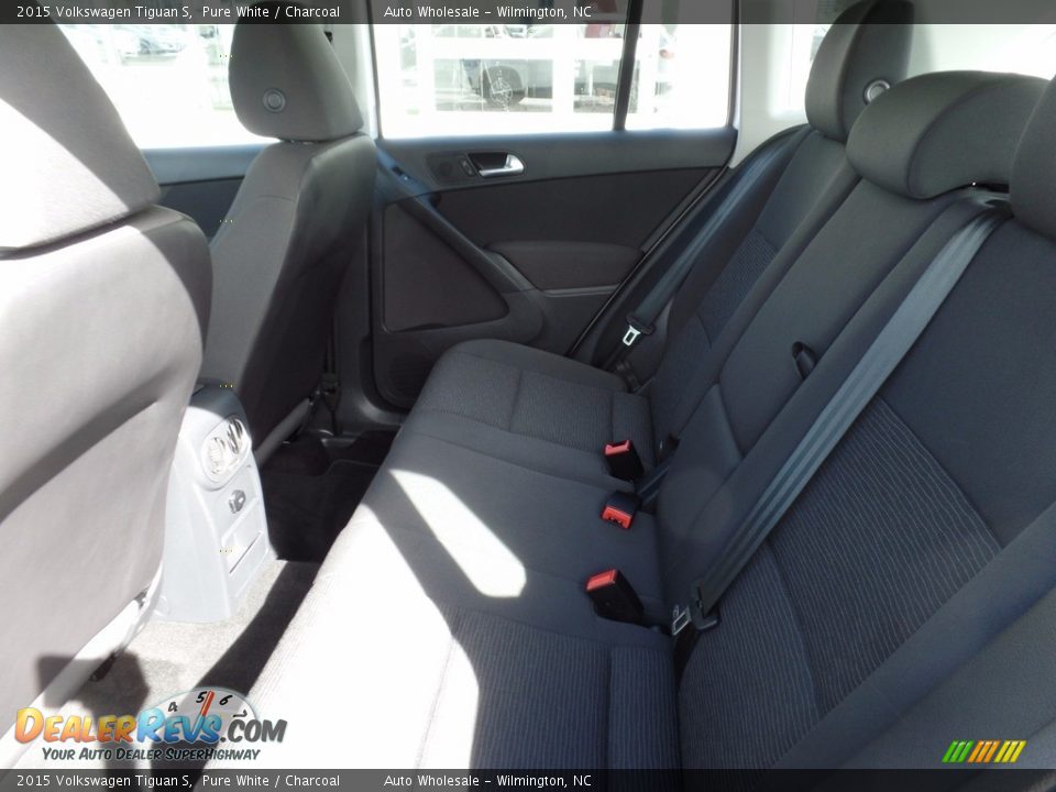 2015 Volkswagen Tiguan S Pure White / Charcoal Photo #12