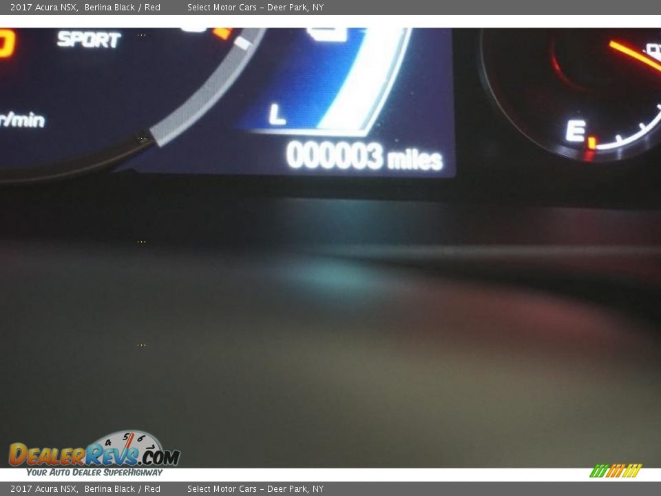 2017 Acura NSX Berlina Black / Red Photo #11
