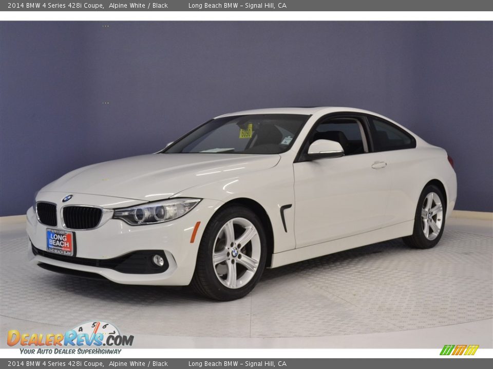 2014 BMW 4 Series 428i Coupe Alpine White / Black Photo #3