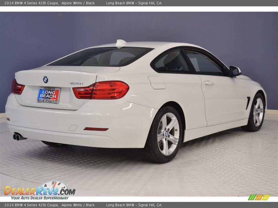 2014 BMW 4 Series 428i Coupe Alpine White / Black Photo #7
