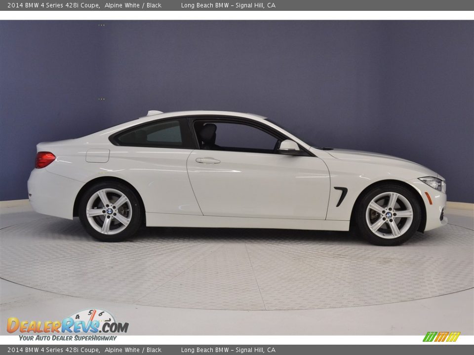 2014 BMW 4 Series 428i Coupe Alpine White / Black Photo #8