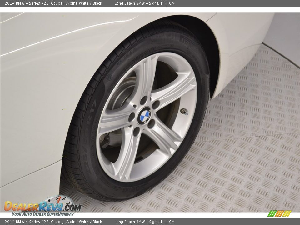 2014 BMW 4 Series 428i Coupe Alpine White / Black Photo #9