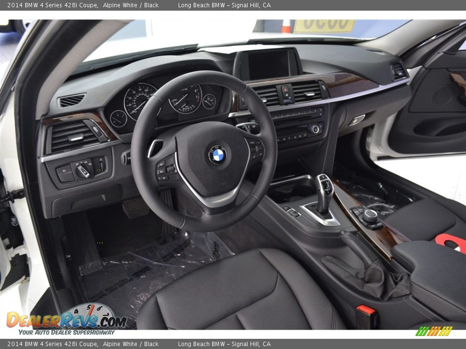2014 BMW 4 Series 428i Coupe Alpine White / Black Photo #11