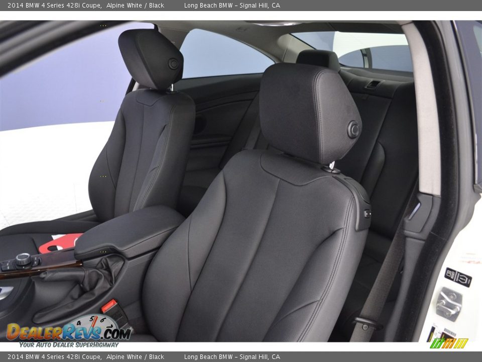 2014 BMW 4 Series 428i Coupe Alpine White / Black Photo #12