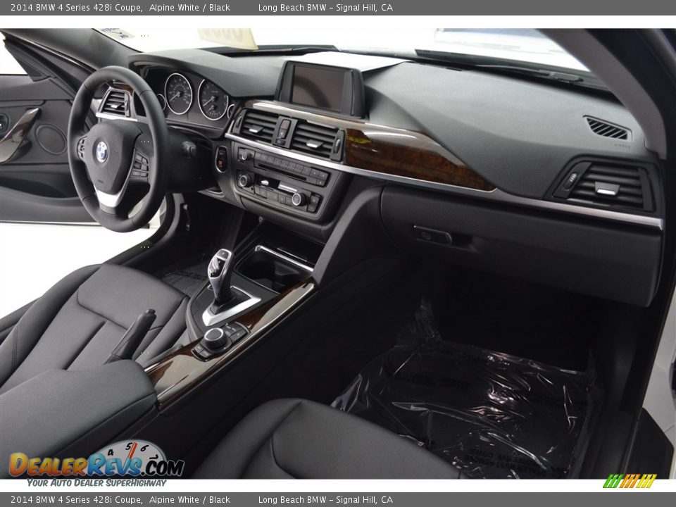 2014 BMW 4 Series 428i Coupe Alpine White / Black Photo #16