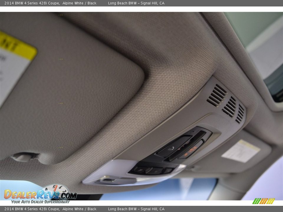2014 BMW 4 Series 428i Coupe Alpine White / Black Photo #24