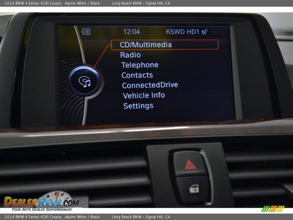 2014 BMW 4 Series 428i Coupe Alpine White / Black Photo #25