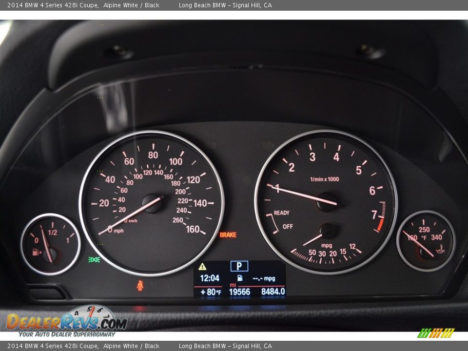 2014 BMW 4 Series 428i Coupe Alpine White / Black Photo #27