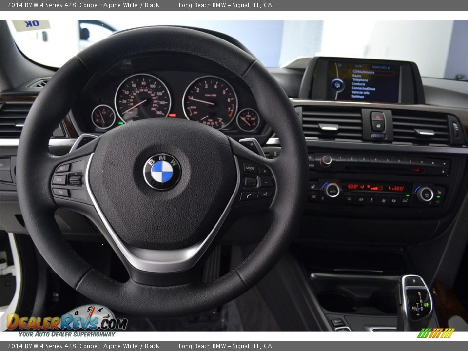 2014 BMW 4 Series 428i Coupe Alpine White / Black Photo #29