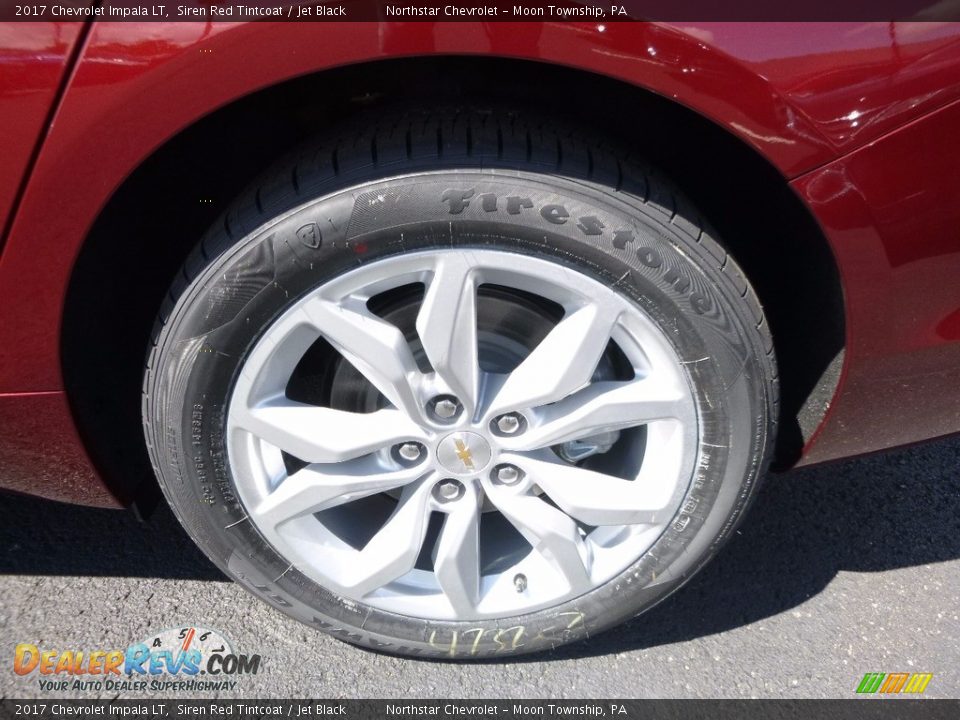 2017 Chevrolet Impala LT Siren Red Tintcoat / Jet Black Photo #9