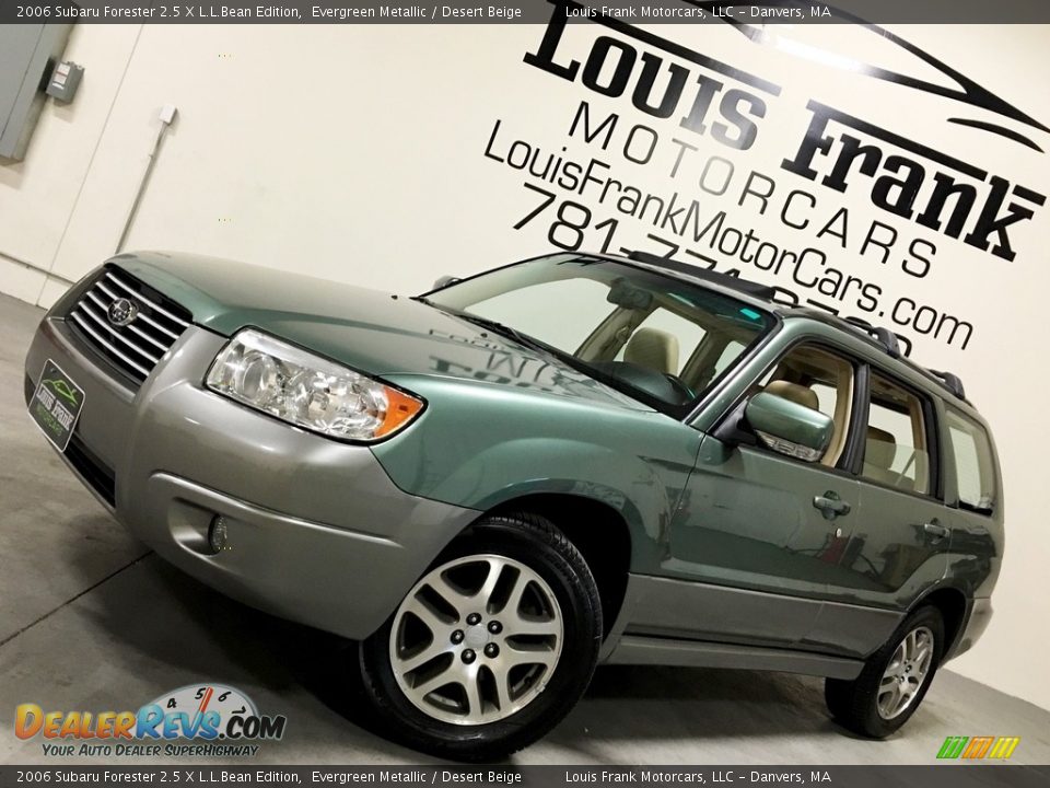 2006 Subaru Forester 2.5 X L.L.Bean Edition Evergreen Metallic / Desert Beige Photo #4