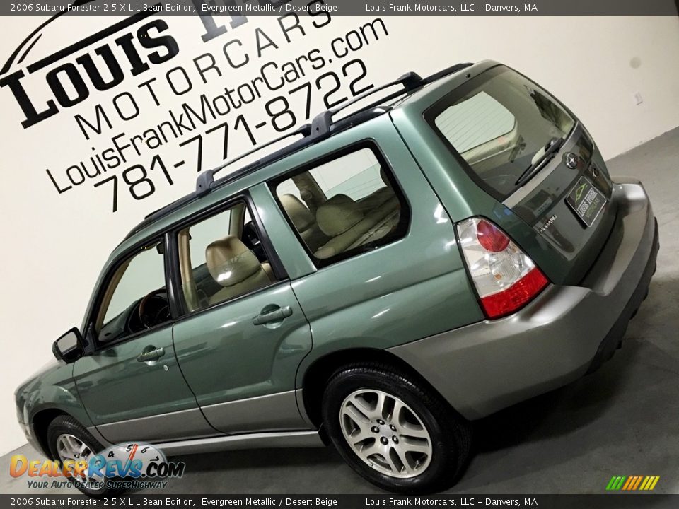 2006 Subaru Forester 2.5 X L.L.Bean Edition Evergreen Metallic / Desert Beige Photo #15