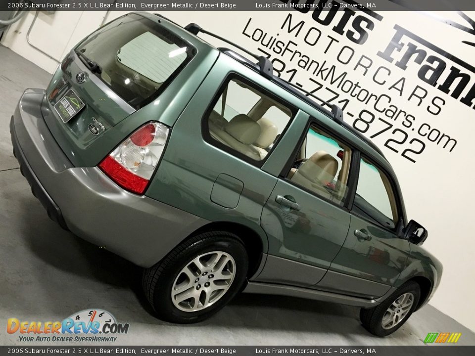 2006 Subaru Forester 2.5 X L.L.Bean Edition Evergreen Metallic / Desert Beige Photo #16