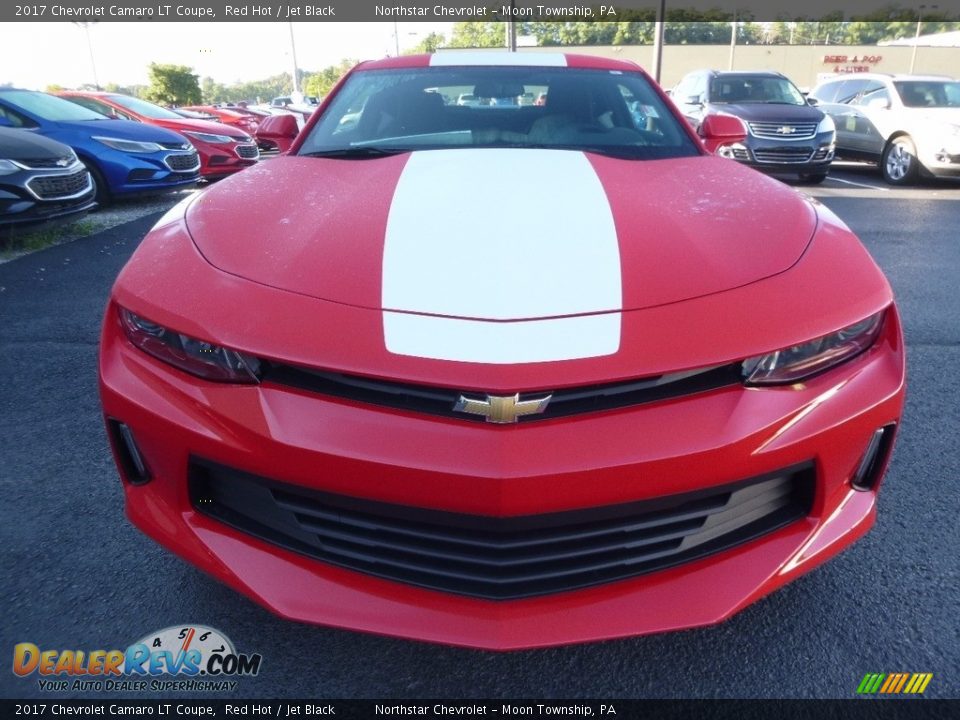 2017 Chevrolet Camaro LT Coupe Red Hot / Jet Black Photo #2