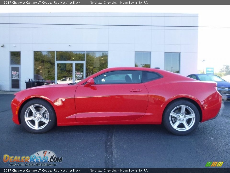 2017 Chevrolet Camaro LT Coupe Red Hot / Jet Black Photo #9